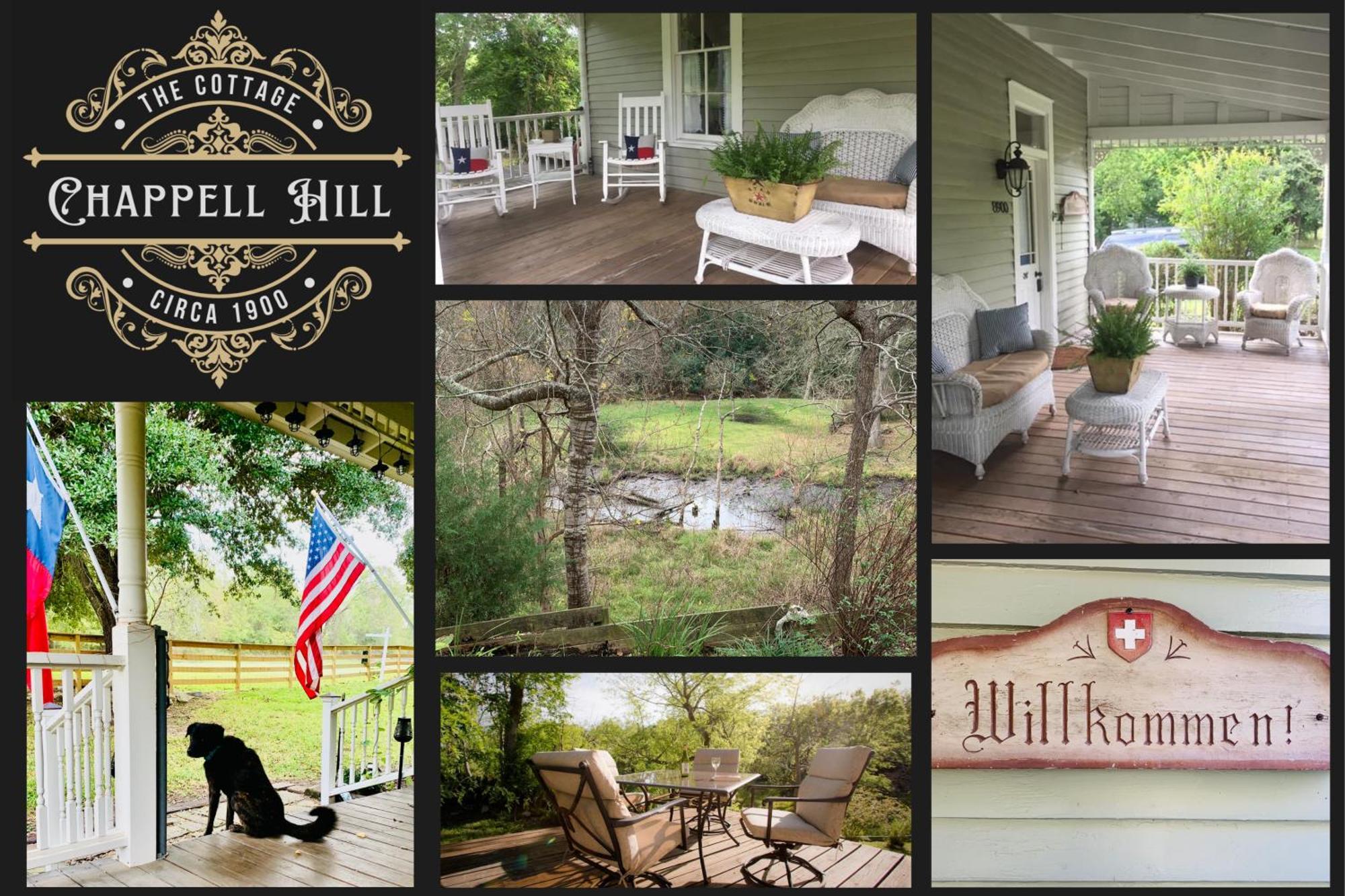 Circa 1900 - Historic - Romantic - Private - Pond - Fenced Yard - The Cottage At Chappell Hill Exterior photo